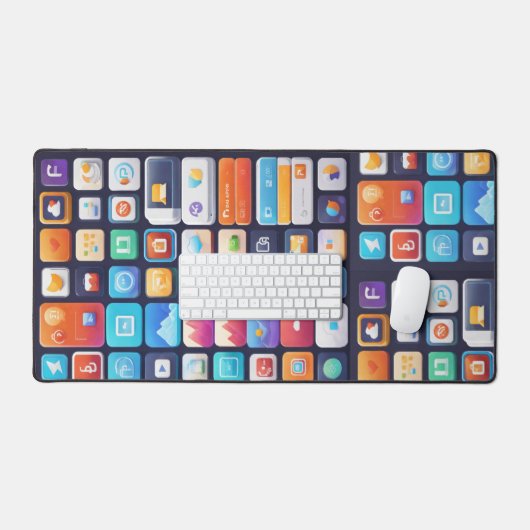 Benutzerdefinierte Schreibtischmatte (Tastatur & Maus)