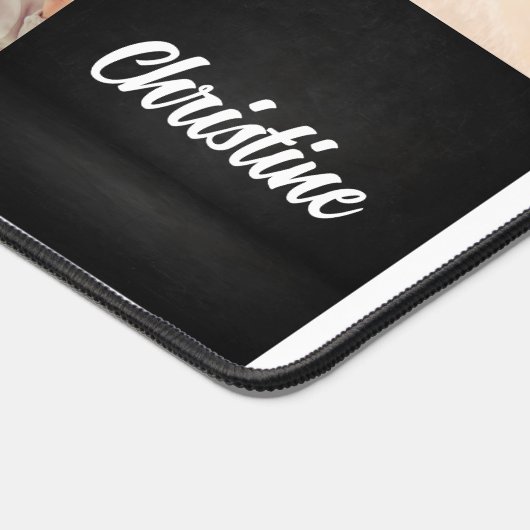 Benutzerdefinierte Schreibtischmatte mit Ihrem Fot (Ecke)