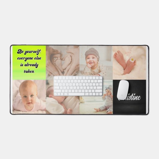 Benutzerdefinierte Schreibtischmatte mit Ihrem Fot (Tastatur & Maus)