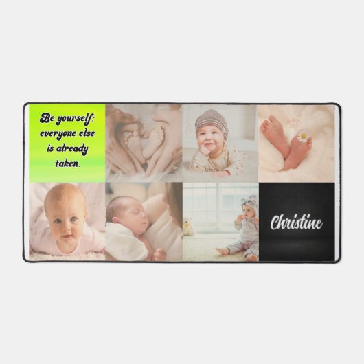 Benutzerdefinierte Schreibtischmatte mit Ihrem Fot (Vorderseite)