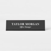 Benutzerdefinierte Schreibtischnamensplatte mit Na Schreibtischnamensplakette (Vorderseite )