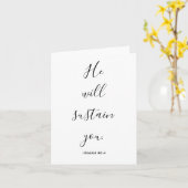 Benutzerdefinierte Schrift Er wird Sie verblassen Karte (Gelbe Blume)