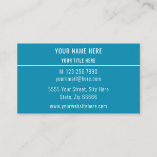 Benutzerdefinierte Schriftart Visitenkarte Ihr eig