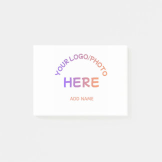 Benutzerdefinierte Schul-Logo-Text-Post-it-Notes Post-it Klebezettel