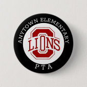 Benutzerdefinierte Schulschaltfläche für das Butto Button (Vorderseite)