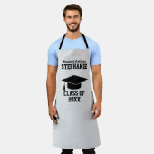 Benutzerdefinierte Schürze für die Graduierungspar (Getragen)