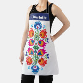 Benutzerdefinierte Schürze in Rosa und orange (InSitu)