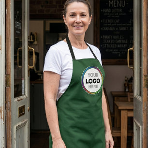 Benutzerdefinierte Schürze mit Logo - Gebrandete A