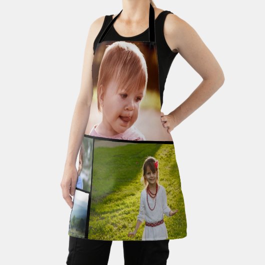 Benutzerdefinierte Schürze mit vier Fotos für Mehr (InSitu)