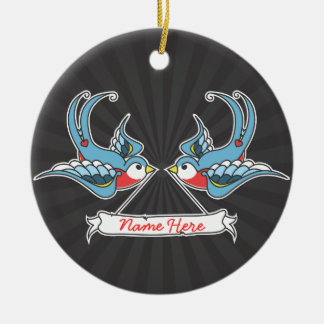 Benutzerdefinierte Schwalben Keramikornament