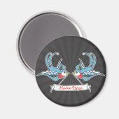 Benutzerdefinierte Schwalben Magnet (Vorderseite/Rückseite)