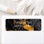 Benutzerdefinierte Schwarz- und Goldblankvorlage (Insitu)