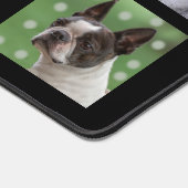 Benutzerdefinierte Schwarz-Weiß-Fotos auf Schwarz Schreibtischunterlage (Ecke)