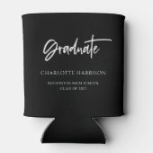 Benutzerdefinierte Schwarz-Weiß-Graduierungspartei Dosenkühler (Rückseite)