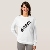 Benutzerdefinierte schwarz-weiße Frauen doppelseit T-Shirt (Vorne ganz)