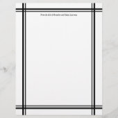 Benutzerdefinierte schwarze Schreibweise mit/ Unte (Vorderseite)