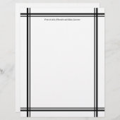 Benutzerdefinierte schwarze Schreibweise mit/ Unte (Vorne/Hinten)