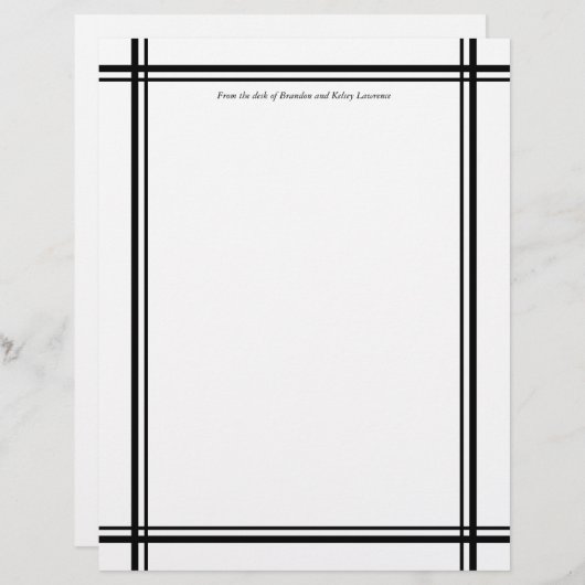 Benutzerdefinierte schwarze Schreibweise mit/ Unte (Vorne/Hinten)