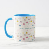 Benutzerdefinierte schwebende Kuchen & Feuerwerk – Tasse (Links)