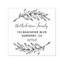 Benutzerdefinierte Script-Palm-Blätter Rücksendead