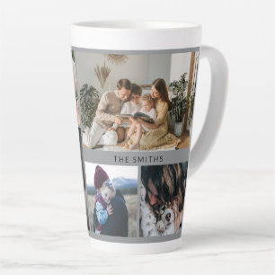 Benutzerdefinierte Sechs-Foto-Collage und personal Milchtasse
