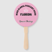 Benutzerdefinierte Seitenlüfter - Doppelseitige 10 Fächer (Rückseite)