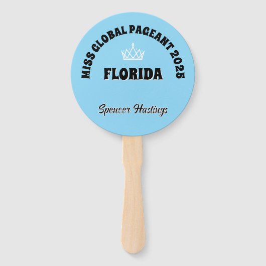 Benutzerdefinierte Seitenlüfter - Doppelseitige 10 Fächer (Rückseite)