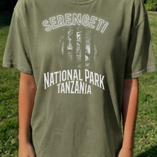 Benutzerdefinierte SerengetiNationalpark Tansania T-Shirt