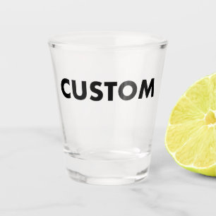 Benutzerdefinierte Shotglas-Leer-Vorlage - 1,5oz Schnapsglas