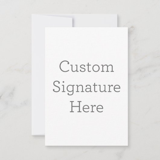 8.89 cm x 12.7 cm Flache Dankeskarte (Vorderseite)