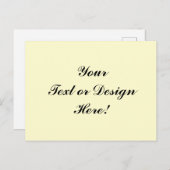 Benutzerdefinierte Signatur Matte Postcard - Sleek Postkarte (Vorne/Hinten)