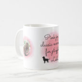Benutzerdefinierte Silhouette eines Labrador Retri Kaffeetasse (Vorderseite Links)