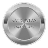 Benutzerdefinierte, simulierte Silber-Keramik Keramikknauf (Vorderseite)