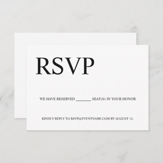 Benutzerdefinierte Sitze für einfache Geschäftsver Begleitkarte (Vorne/Hinten)