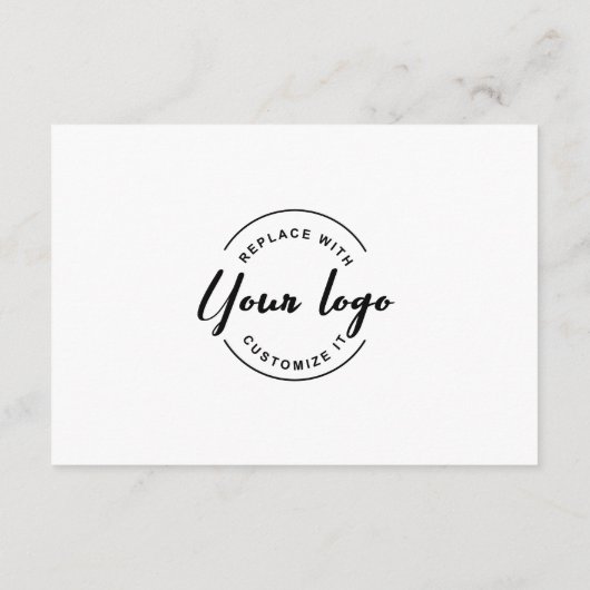 Benutzerdefinierte Sitze für einfache Geschäftsver Begleitkarte (Rückseite)