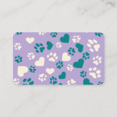 Benutzerdefinierte Sitzplatzkarte mit Foto Visitenkarte (Rückseite)