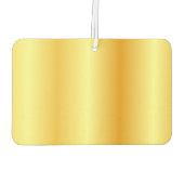 Benutzerdefinierte Skriptmonogramm-Imitate Gold-Vo Autolufterfrischer (Rückseite)