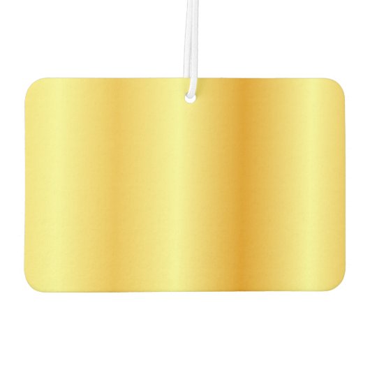 Benutzerdefinierte Skriptmonogramm-Imitate Gold-Vo Autolufterfrischer (Rückseite)