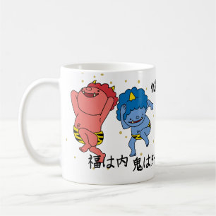 Benutzerdefinierte skurrile lustige japanische Kan Kaffeetasse