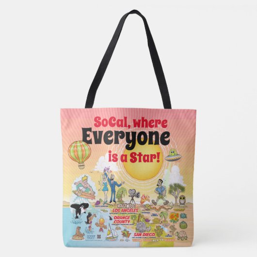 Benutzerdefinierte SoCal-Tasche Tasche (Vorderseite)