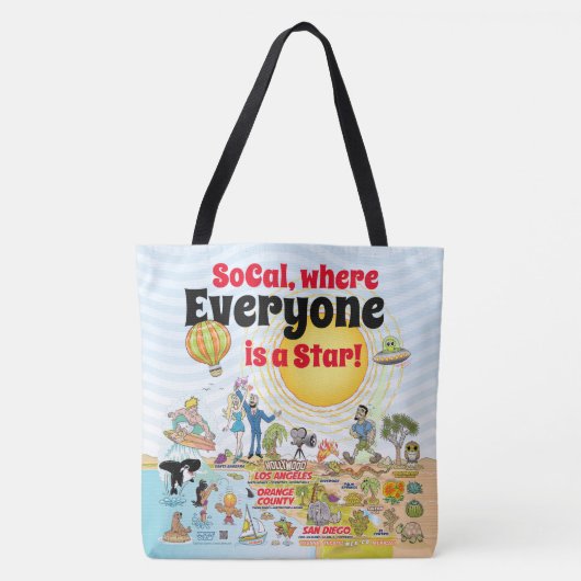 Benutzerdefinierte SoCal-Tasche Tasche (Vorderseite)