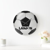 Benutzerdefinierte Soccer-Kugelschreiber Große Wanduhr (Zuhause)