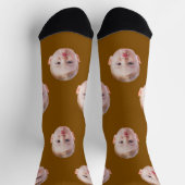 Benutzerdefinierte Socken mit Gesicht als Geschenk (Oben)