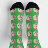 Benutzerdefinierte Socken mit Gesicht Personalisie (Oben)