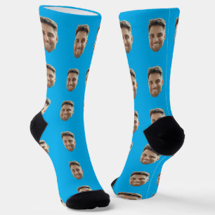 Benutzerdefinierte Socken mit Gesicht Personalisie