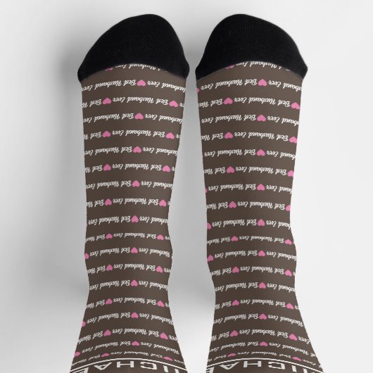 Benutzerdefinierte Socken mit Personalisiertem Nam (Oben)