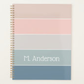 Benutzerdefinierte Sommerfarben-Farbblockstreifen Planer (Vorderseite)