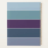 Benutzerdefinierte Sommerfarben-Farbblockstreifen Planer (Rückseite)