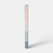 Benutzerdefinierte Sommerfarben-Farbblockstreifen Samsung Galaxy Hülle (Linke Seite)