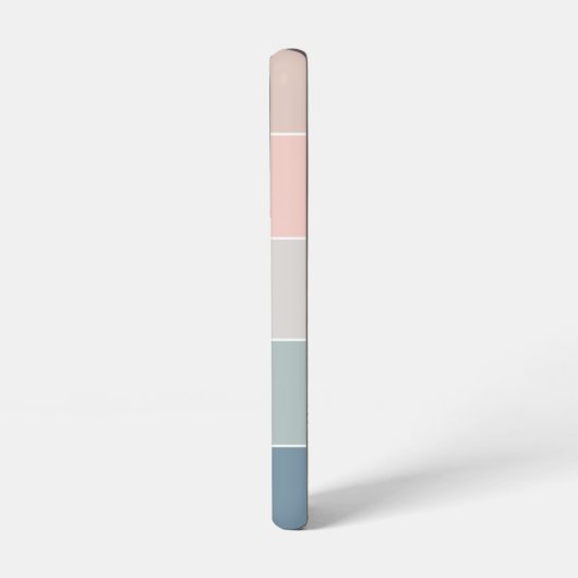 Benutzerdefinierte Sommerfarben-Farbblockstreifen Samsung Galaxy Hülle (Linke Seite)